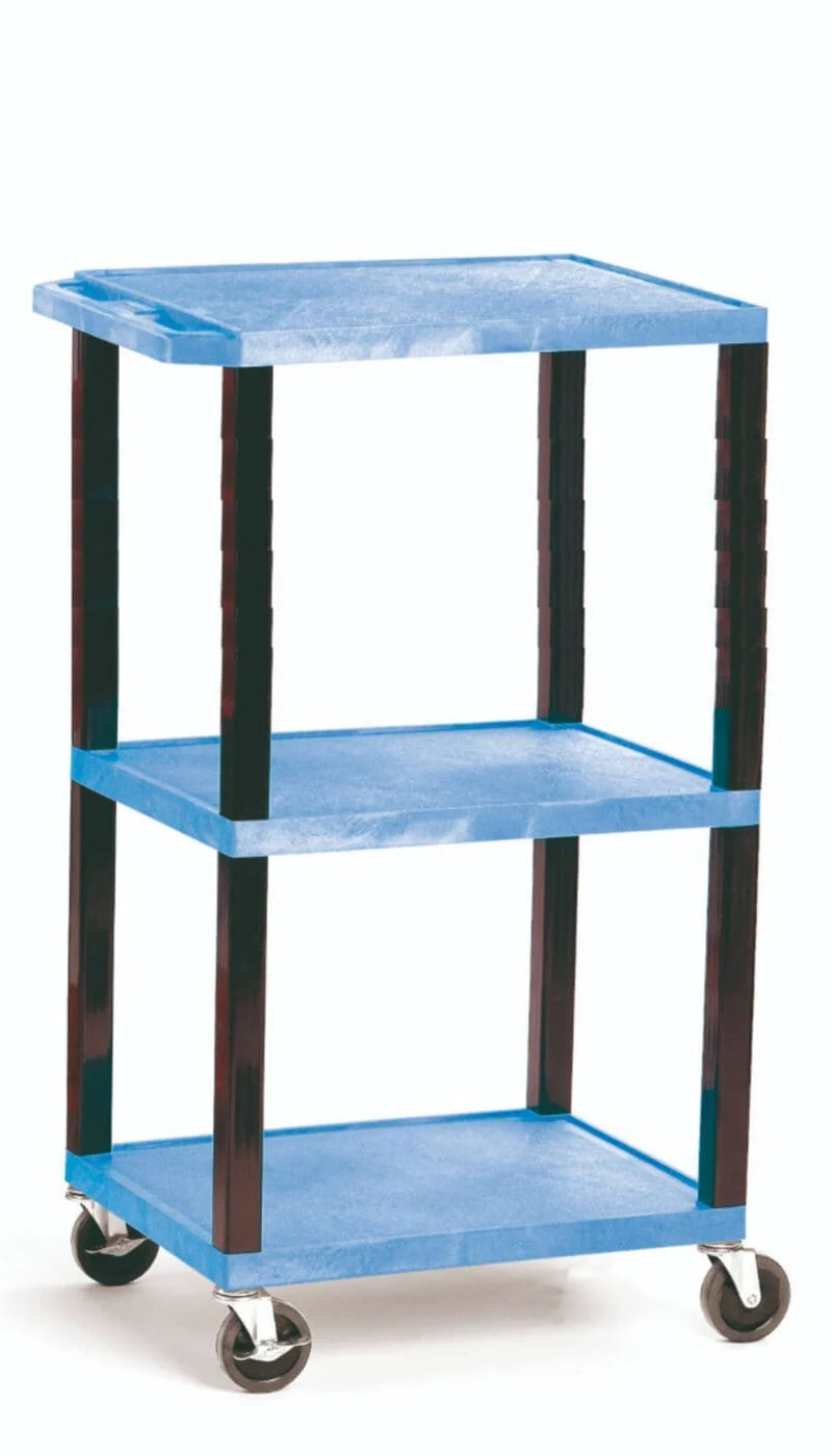 Service Trolley with Coloured Shelves - Image 5